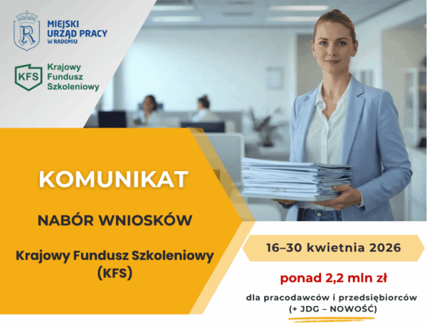 Inwestuj w rozwój firmy z KFS - nabór wniosków do 30 kwietnia 2026.
